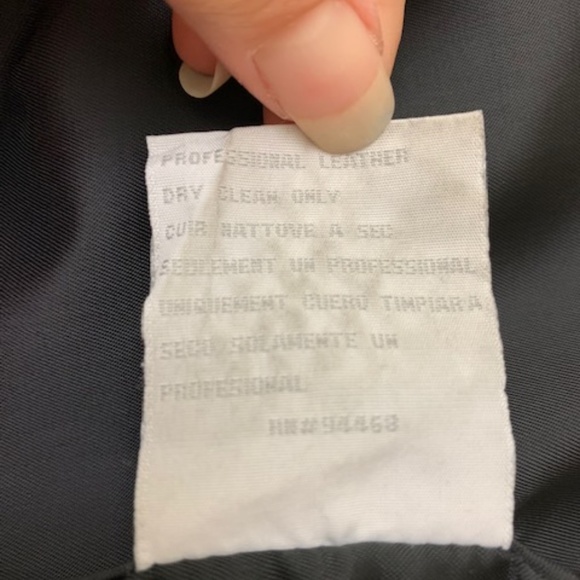 Liz Claiborne Black Leather Jacket - Picture 6 of 6